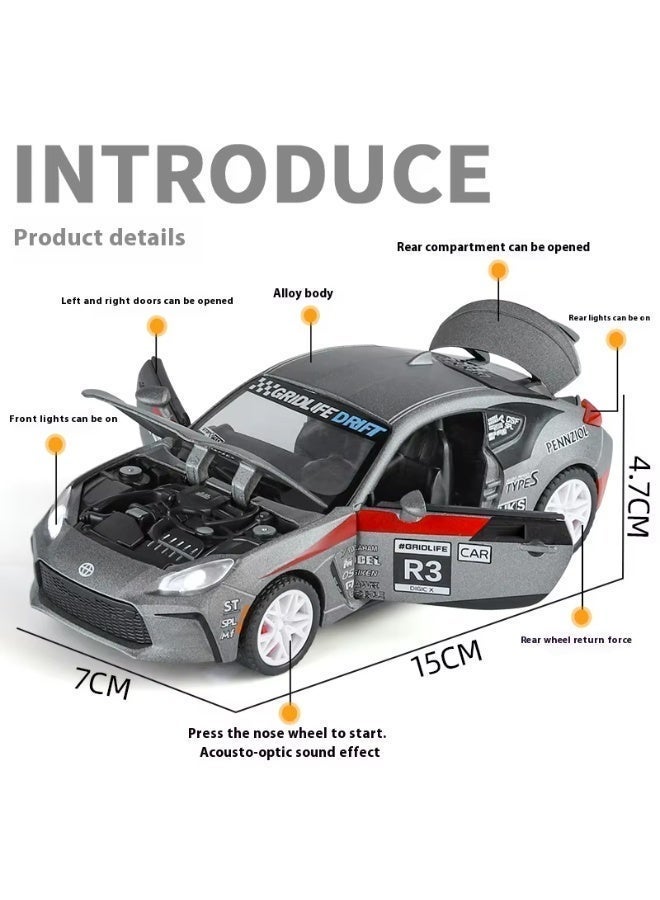 سوبيريور سيارة سباق رياضية بتحكم عن بعد للأطفال، تصميم SUPERIOR RS4 بلون رمادي وأخضر، سيارة عالية السرعة مع ريموت سلكي سهلة التحكم، لعبة سيارات ممتعة لتنمية المهارة والتفاعل ومناسبة للهدايا العاب سيارات ولاد-لعبة سارات سريعة-سيارة رياضية للأطفال -سيارة سباق بالريموت -العاب اطفال - Image 3